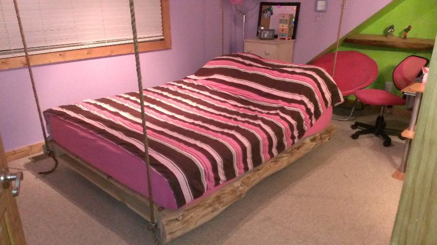 swinging bed, hanging bed, bed, porch bed, bunk bed