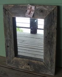 Rustic Barnwood Mirror